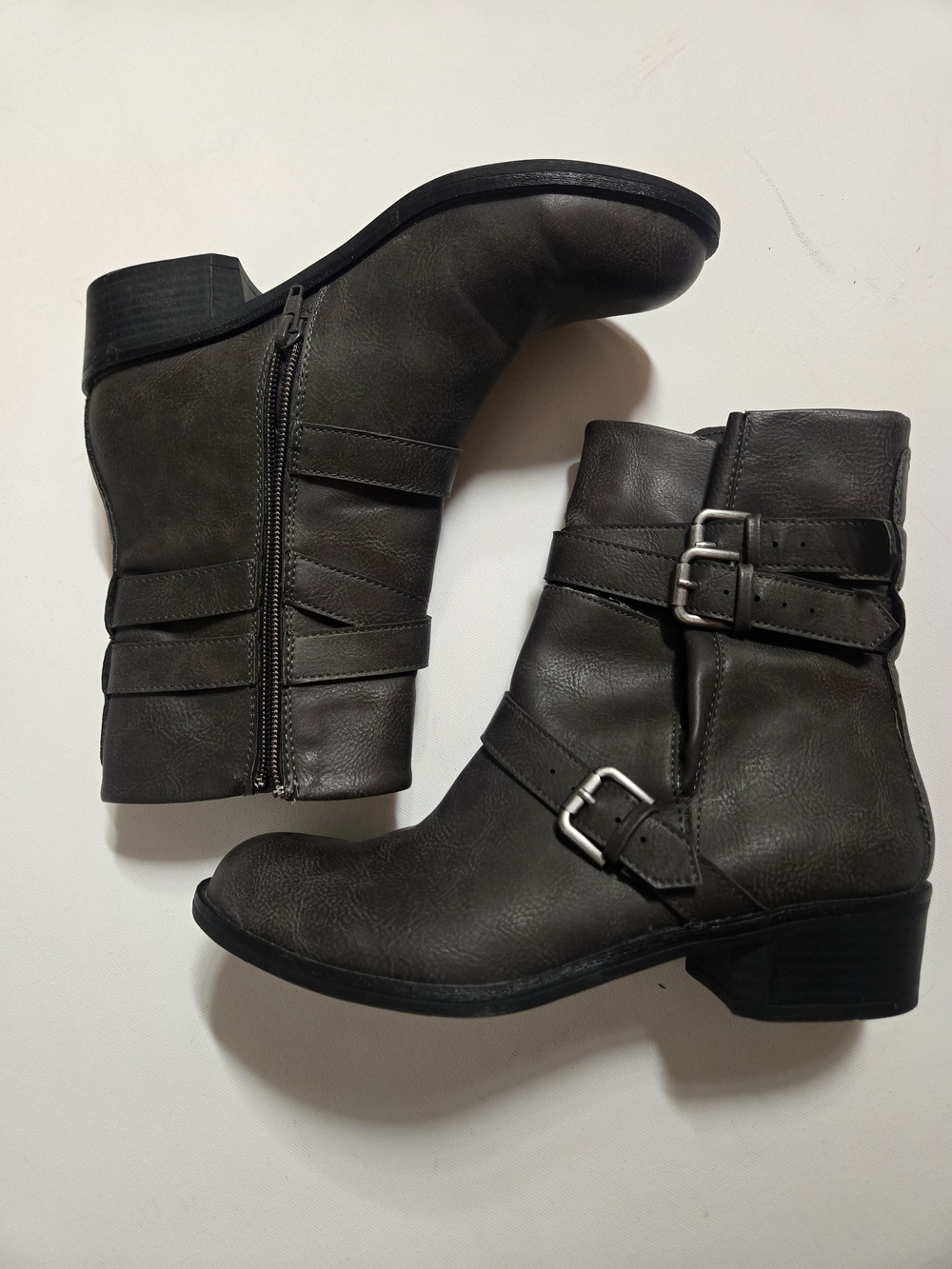 Baxten Style & Co. Buckle Ankle Booties